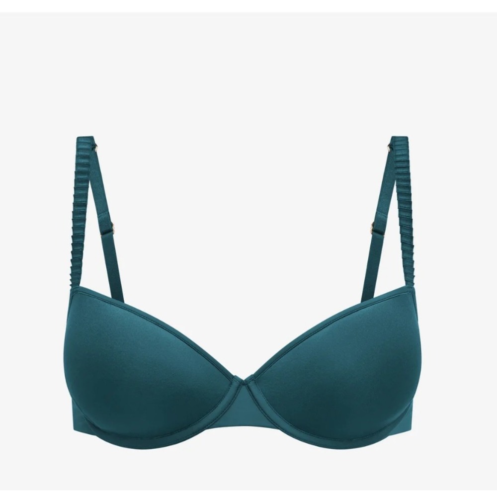 Thirdlove, 24/7 Classic T-Shirt Bra, 40C, Teal, Comfort, Flexible Underwire - Picture 4 of 5